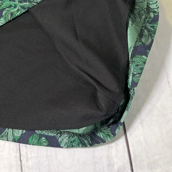 Sam Edelman Womens Palm Blue Green A-Line Dress Blue Sz 0 Mini Party Coc… - Picture 5 of 8